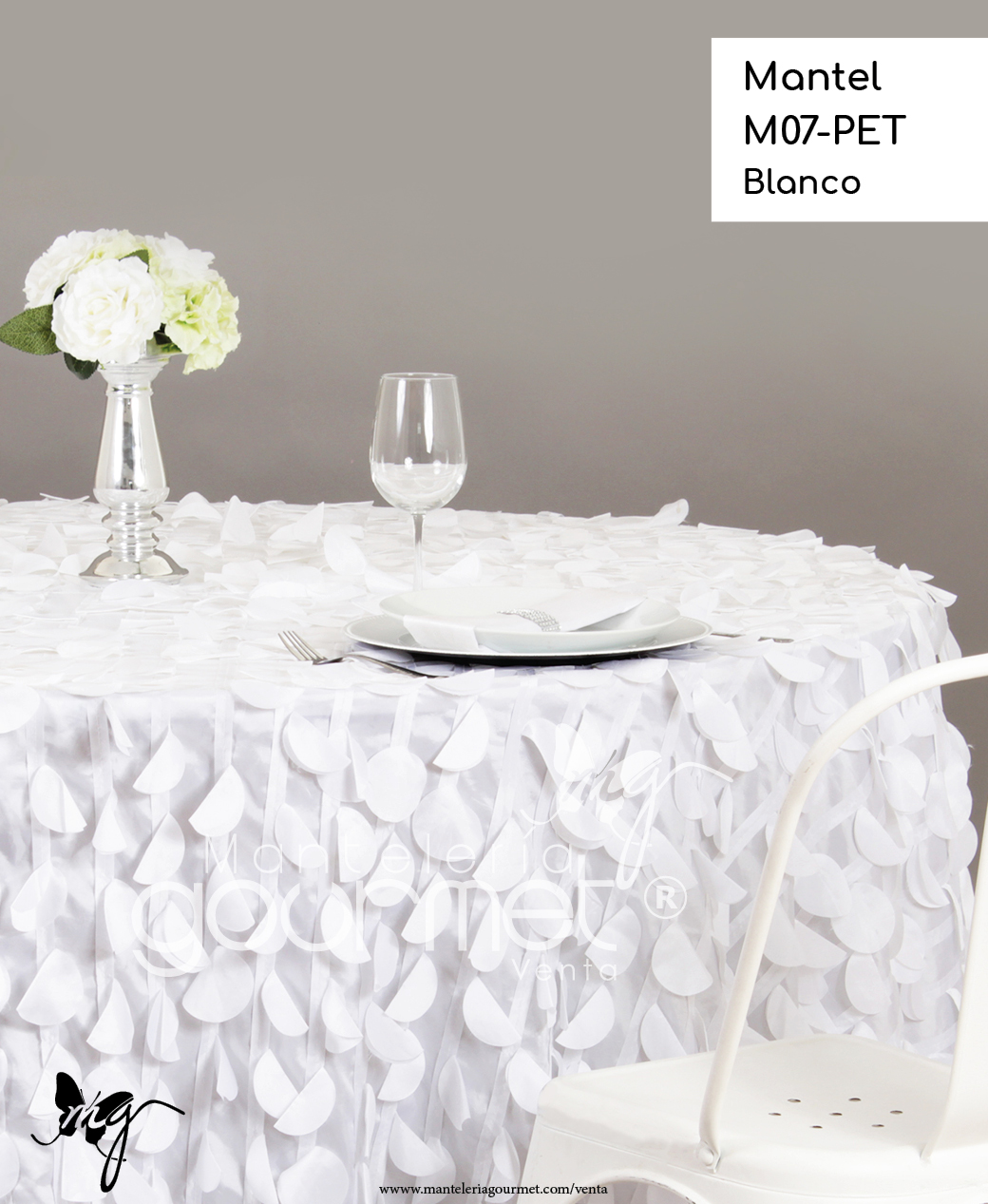 Mantel m07 pet blanco manteler a gourmet 