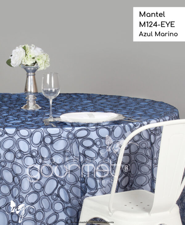Mantel M124 EYE Azul Marino Manteleriagourmet
