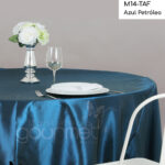 Mantel M14 TAF Azul Petroleo Manteleriagourmet1