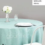 Mantel M23 LIN Menta Manteleriagourmet