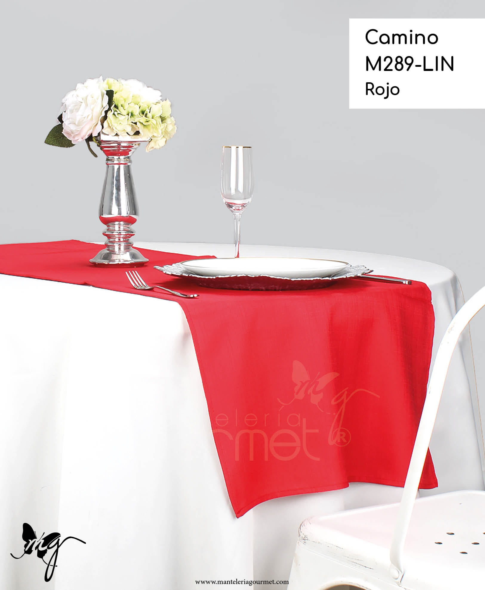 Camino M289 LIN Rojo Manteleria Gourmet