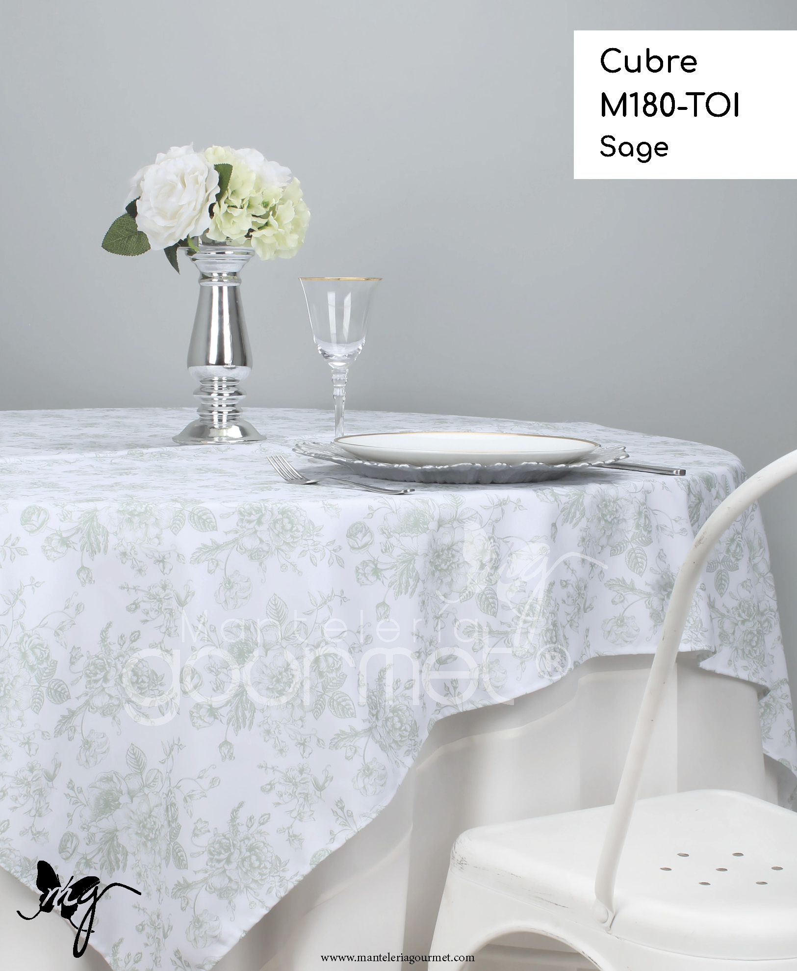 Cubre M180 TOI Sage ManteleriaGourmet