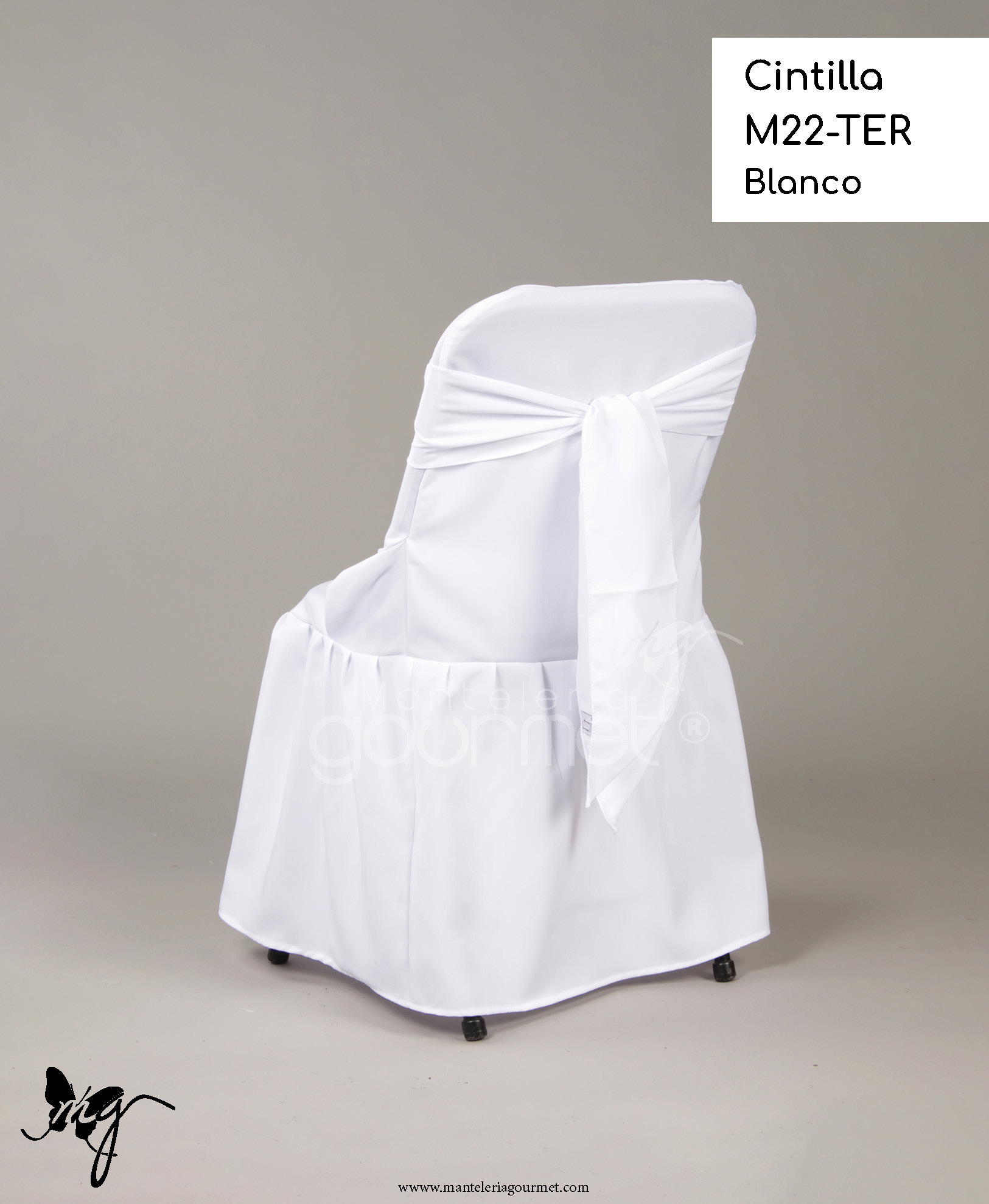 Cintilla 2 M22 TER Blanco ManteleriaGourmet